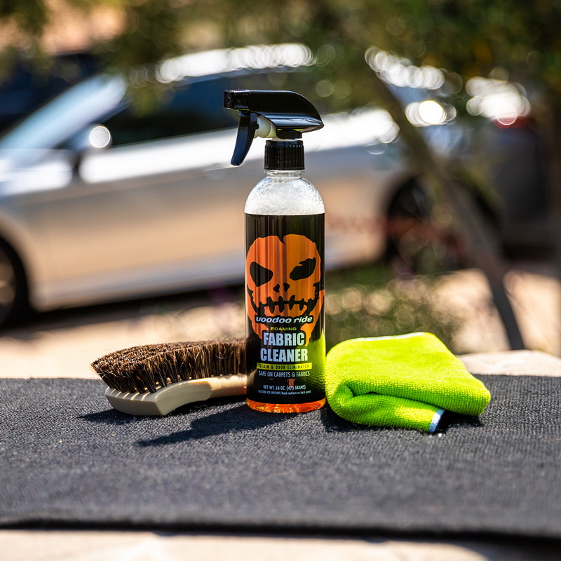 Voodoo Ride Premium Car Scratch-Free Microfiber Wash Mitt in Lime