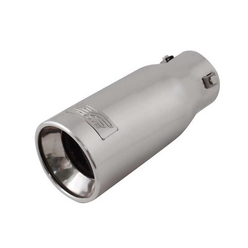 DC Sport EX-5017 Stainless Steel Round Muffler and Exhaust Tip Pilot Automotive 