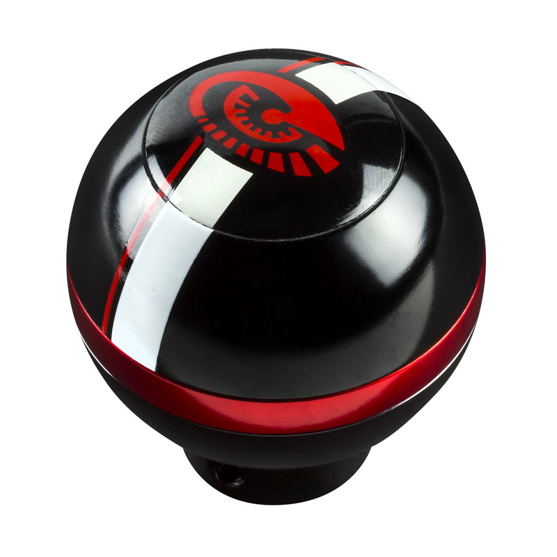 White Technical Sergeant American Shifter 115280 Red Stripe Shift Knob with M16 x 1.5 Insert